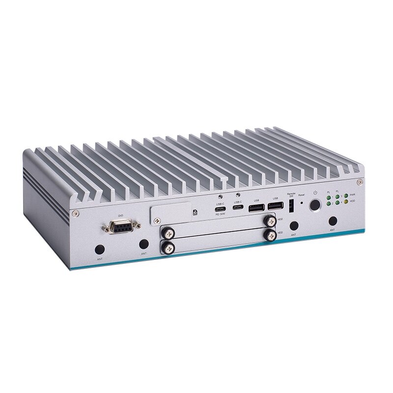 Axiomtek eBOX630B – įterptinė (embedded) DI sistema nevetiliuojama su Intel Core Ultra 7/5 (1 ir 2 serijos) procesoriumi