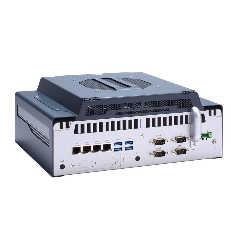 Axiomtek eBOX671B – įterptinis (embedded) nevetiliuojamas kompiuteris su BTL-S/14/13/12 kartos Intel Core procesoriumi, Intel R680E (LGA1700 lizdas) 2