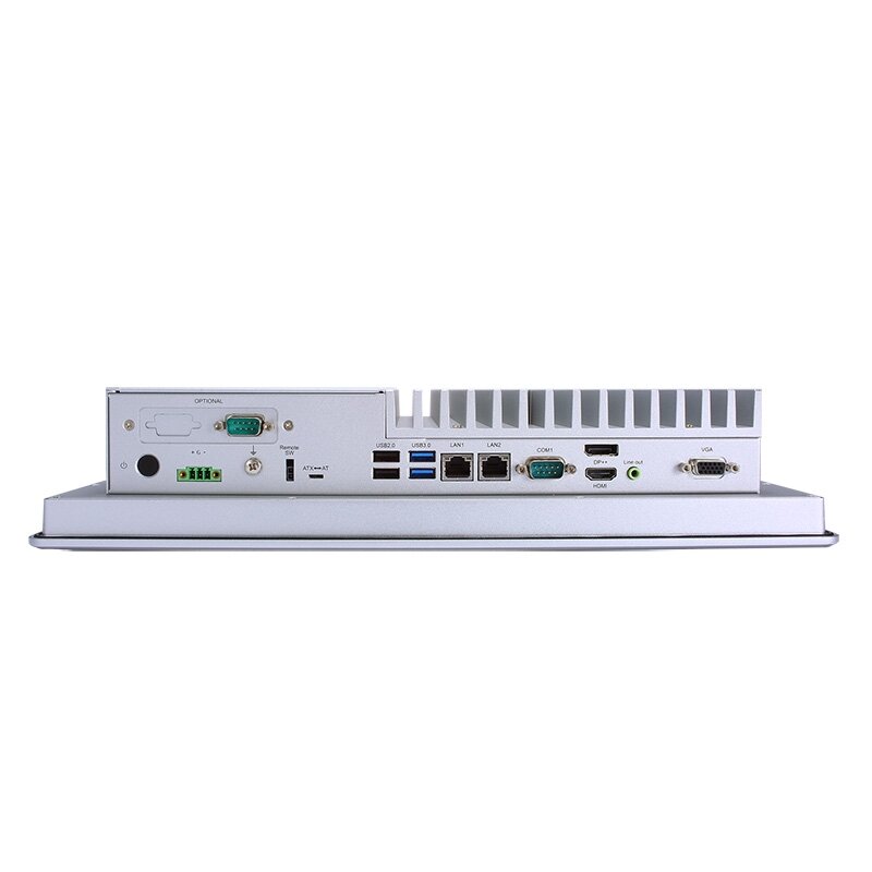 Axiomtek GOT315W-521 – 15.6" WXGA TFT panelinis kompiuteris su daugiataškiu jutikliniu ekranu ir 9/8 kartos Intel Core i7/i5/i3, Intel Pentium Gold arba Intel Celeron procesoriumi (iki 35W), LGA1151 lizdas 1