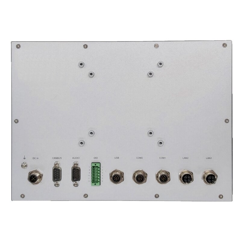 Axiomtek GOT710S – EN50155 S3 10.4" SVGA TFT LCD geležinkeliams skirtas nevetiliuojamas panelinis kompiuteris su jutikliniu ekranu ir Intel Atom E3845 procesoriumi 1