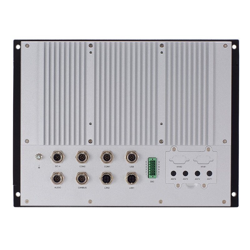 Axiomtek GOT712A – EN 50155 12.1" XGA TFT LCD panelinis nevetiliuojamas kompiuteris su jutikliniu ekranu ir Intel Atom x6425E procesoriumi 1