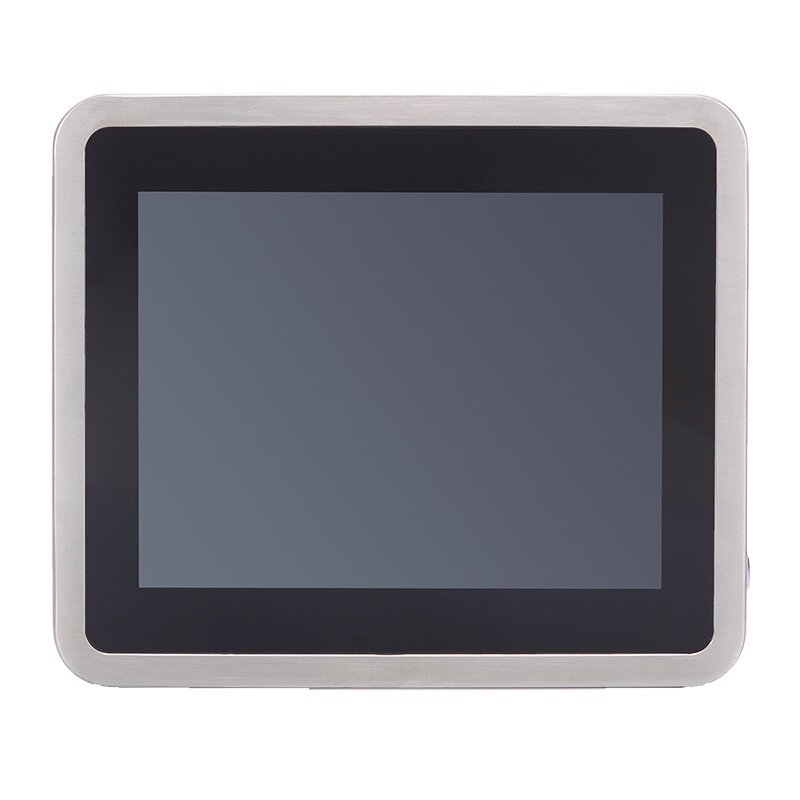 Axiomtek GOT810-316 – 10.4" XGA TFT IP66 ir IP69K apsaugos klasių nerūdijančio plieno panelinis neventiliuojamas kompiuteris su PCT ekranu ir Intel Celeron N3350