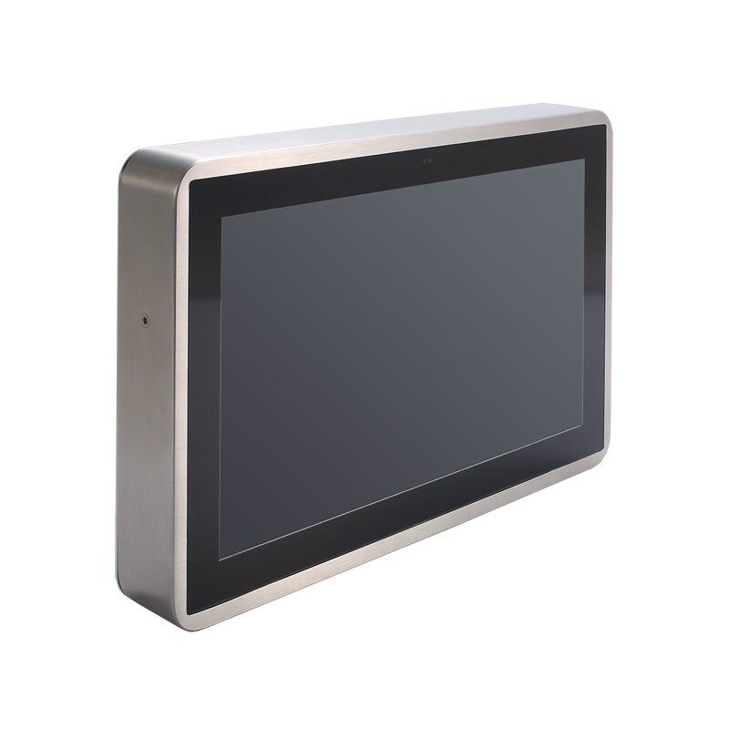 Axiomtek GOT815A-TGL-WCD – 15.6" WXGA TFT IP66 ir IP69K apsaugos klasių nerūdijančio plieno panelinis neventiliuojamas kompiuteris su PCT ekranu ir Intel Core i5-1145G7E arba Celeron 6305E procesoriumi 2