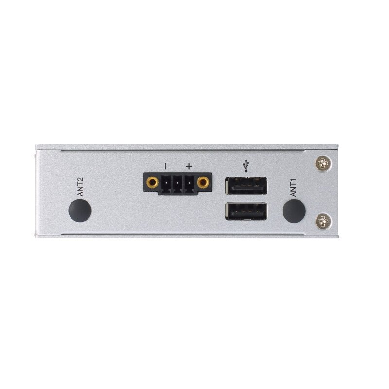 Axiomtek ICO120-E3350 – ant DIN bėgelio montuojamas įterptinis (embedded) nevetiliuojamas kompiuteris su Intel Celeron N3350 procesoriumi 1