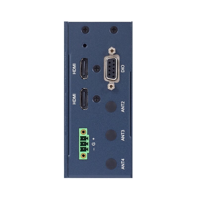 Axiomtek ICO150 – ant DIN bėgelio montuojamas įterptinis (embedded) nevetiliuojamas kompiuteris su Intel Atom x7433RE procesoriumi 1