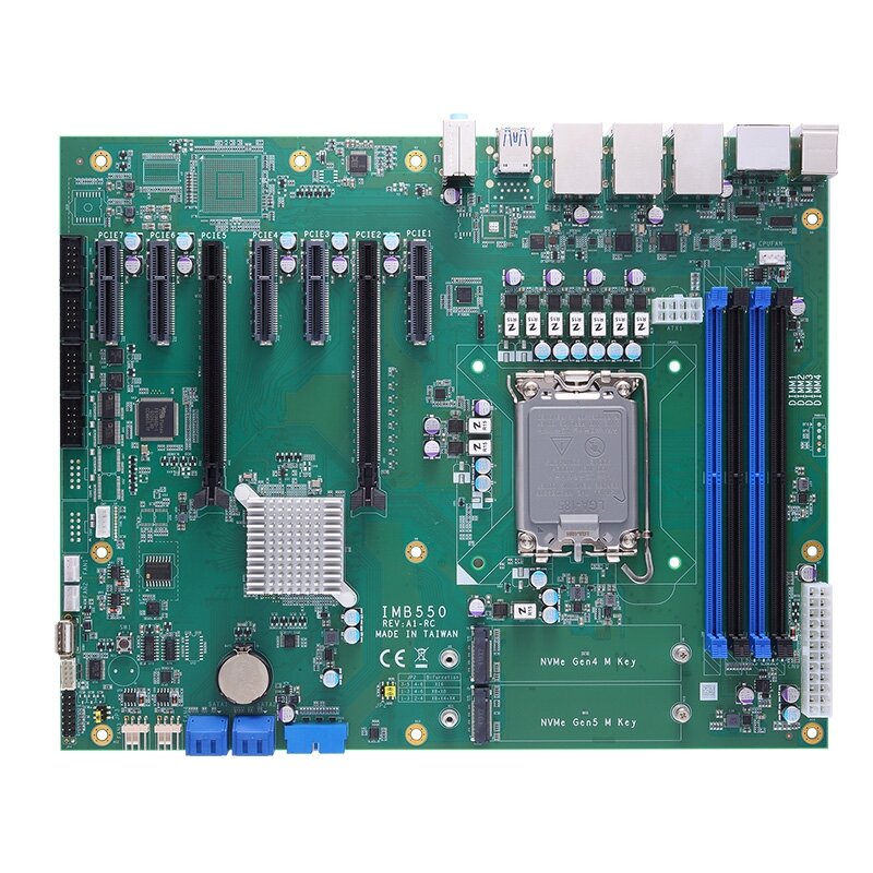Axiomtek IMB550 – ATX pagrindinė plokštė su Intel Core Ultra 9/7/5 procesoriumi, Intel W880 (LGA1851 lizdas)