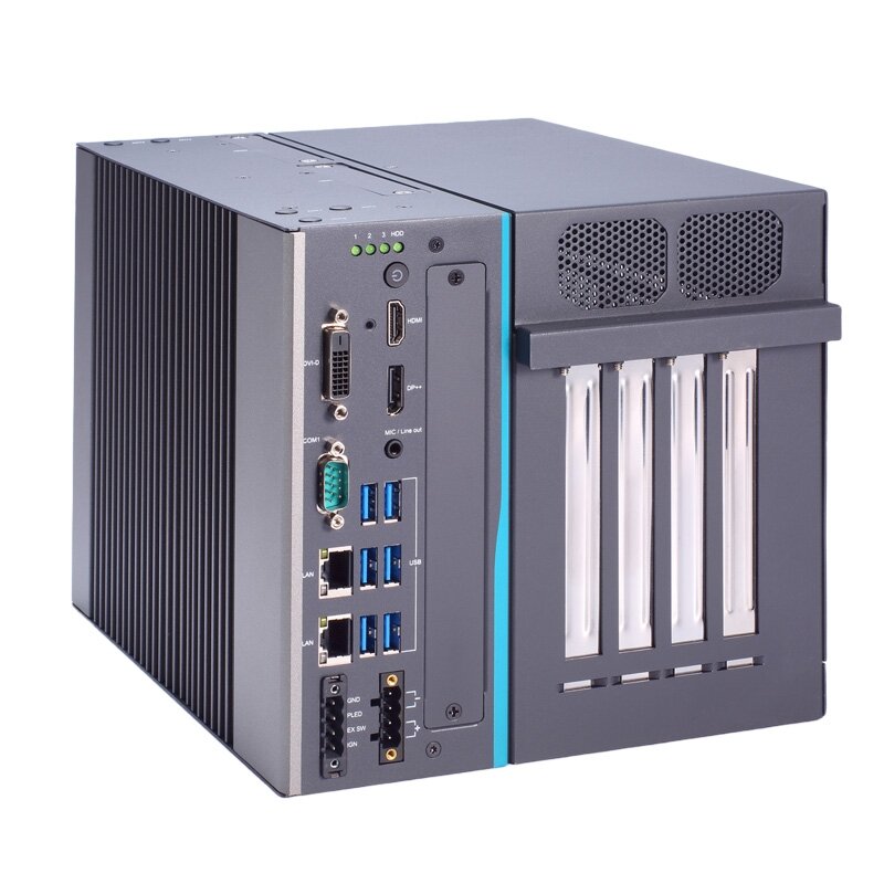 Axiomtek IPC964A – pramoninis kompiuteris su 14/13/12 kartos Intel Core i9/i7/i5/i3 arba Celeron procesoriumi, Intel Q670E (LGA1700 lizdas)