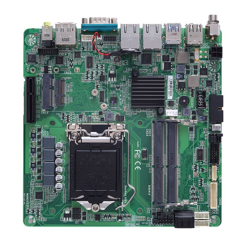 Axiomtek MANO521 – plona Mini-ITX SBC kompiuterio plokštė su 9/8 kartos Intel Core i7/i5/i3 procesoriumi (LGA1151 lizdas)