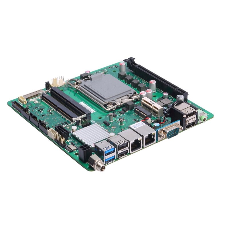 Axiomtek MANO561 – plona Mini-ITX SBC kompiuterio plokštė su 14/13/12 kartos Intel Core i9/i7/i5/i3, Pentium arba Celeron procesoriumi (LGA1700 lizdas) 2