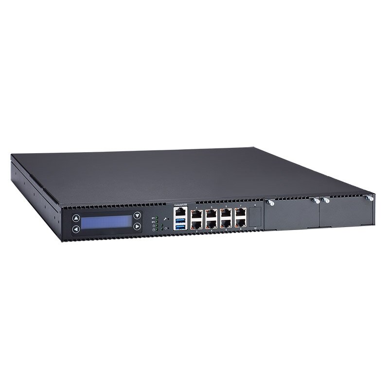 Axiomtek NA590 – 1U į spintą montuojama tinklo įrenginio platforma su Intel Core/Xeon E-2200 procesoriumi, Intel C246/H310 (LGA1151 lizdas)