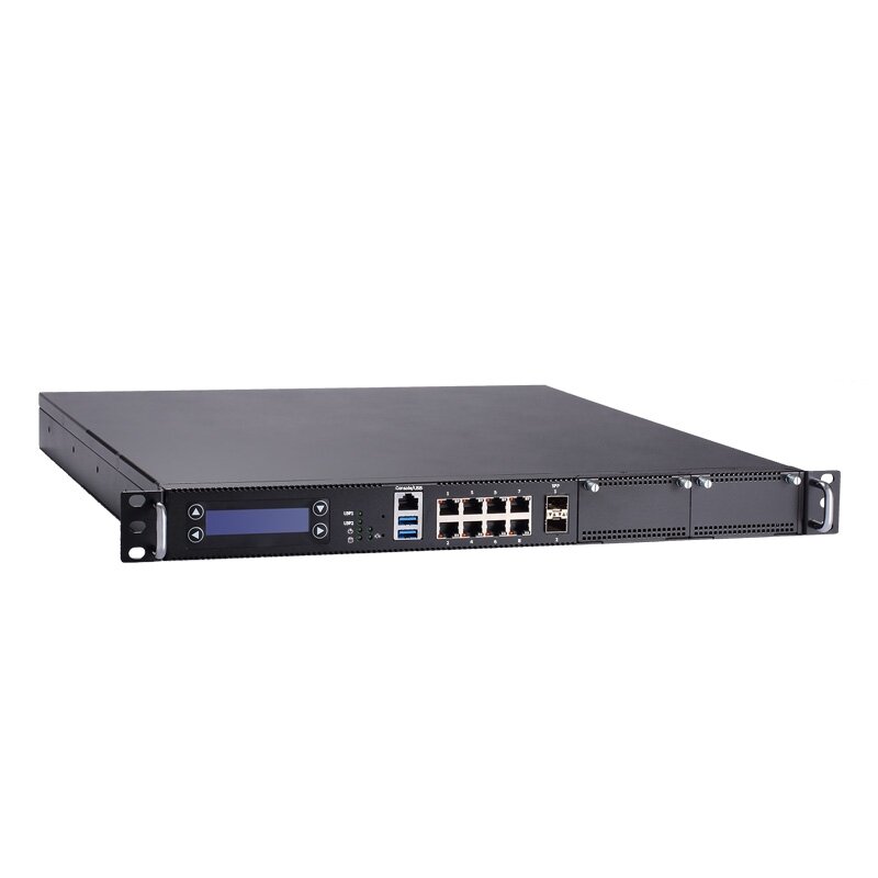 Axiomtek NA592 – 1U 19" į spintą montuojamas tinklo įrenginys su Intel Xeon W-1200 arba 10 kartos Intel Core (Comet Lake) procesoriumi