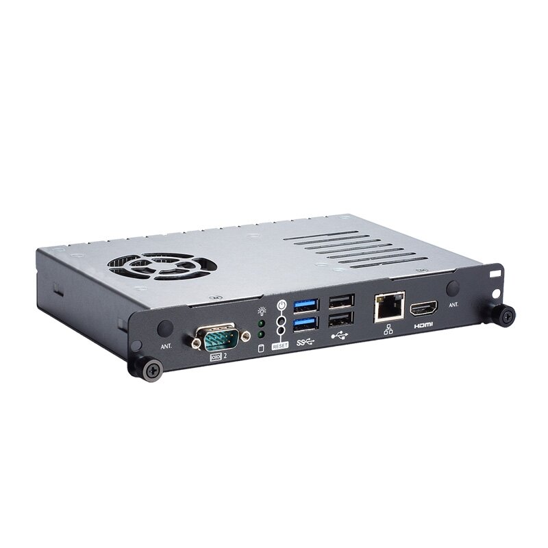 Axiomtek OPS500-520-H – Open Pluggable Specification (OPS) Digital Signage player su 9/8 kartos Intel Core i7/i5/i3 arba Celeron procesoriumi, Intel H310 (LGA1151 lizdas)