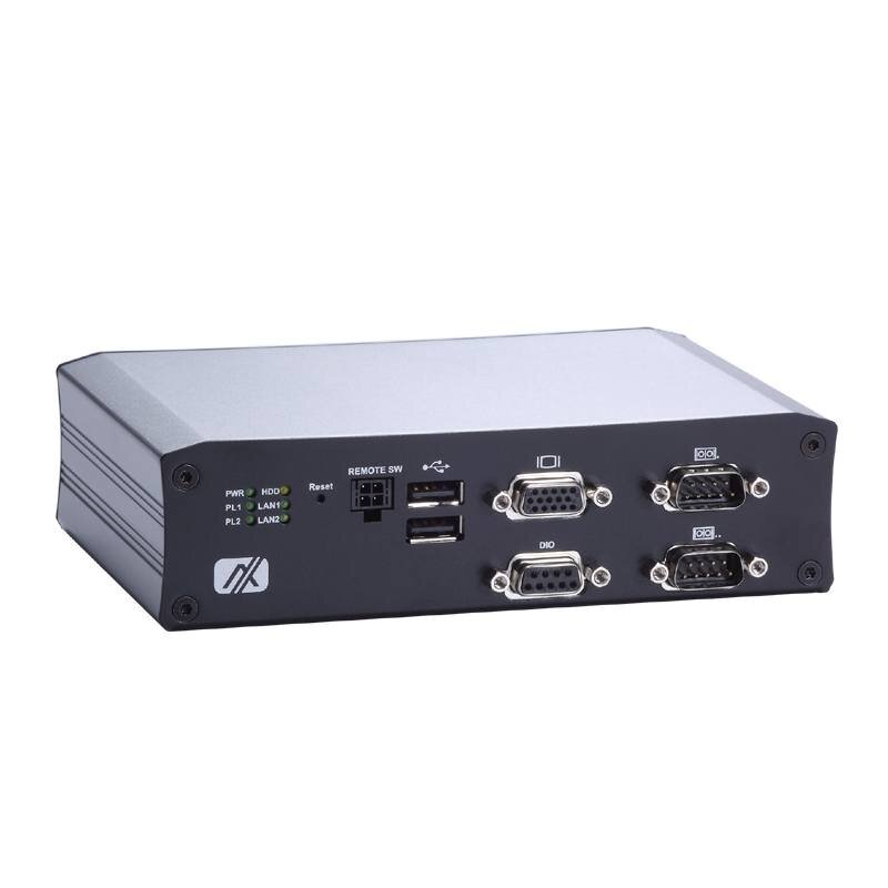 Axiomtek tBOX810-838-FL – įterptinis (embedded) nevetiliuojamas kompiuteris su Intel Atom E3845/E3827 procesoriumi