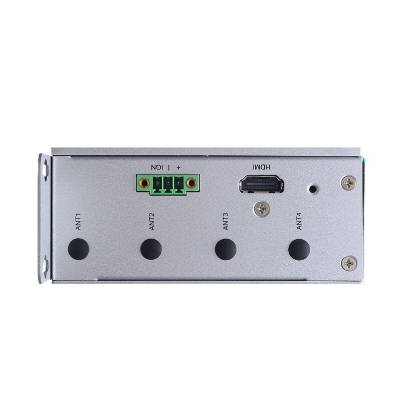 Axiomtek UST210-83K-FL – tvirtas ir kompaktiškas ant DIN bėgelio montuojamas įterptinis (embedded) nevetiliuojamas kompiuteris su Intel Atom x5-E3940 procesoriumi 1