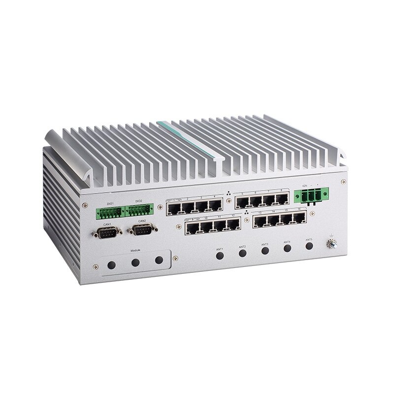 Axiomtek UST520 – įterptinis (embedded) nevetiliuojamas kompiuteris su 14/13/12 kartos Intel Core i9/i7/i5/i3 arba Celeron procesoriumi, Intel R680E (LGA1700 lizdas) 3