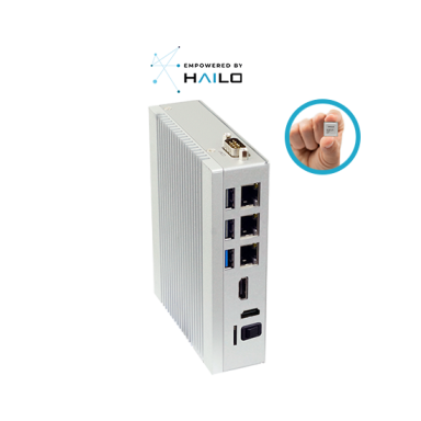 Lex System NET-III 2I640HL + Hailo-8™ - DI skaičiavimo sistema, Intel Elkhart Lake + Hailo-8