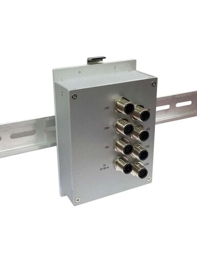Lex System ARK-I 2I385PW + DM002 - Dinrail Mountable Embedded System, Intel Baytrail, Designed For Panel And Cabinet Integration