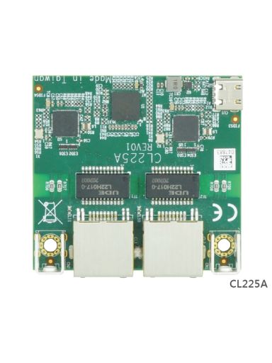 Lex System CL225A + CN065 - Network Expansion Card For Lex System Embedded Platforms, Designed To Expand I/O Capabilities In Industrial Applications
