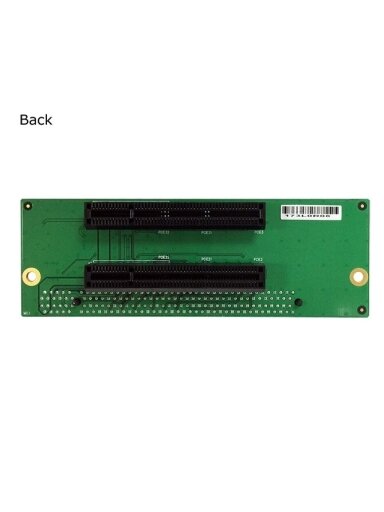 Lex System RS504 - Riser Card / Backplane For Lex System Embedded Platforms, Designed To Expand I/O Capabilities In Industrial Applications