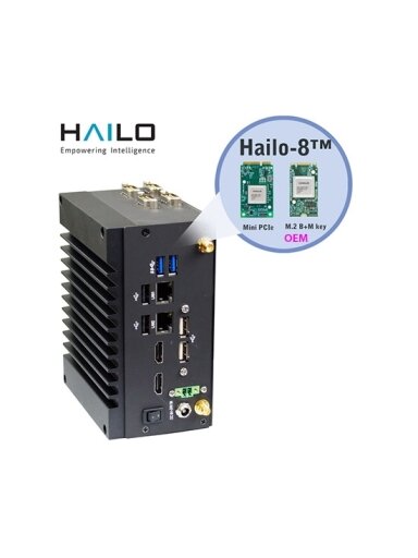 Lex System SKY 2 - 2I640CW + Hailo-8™ - Edge Ai Computing System Featuring Intel Elkhart Lake + Hailo8