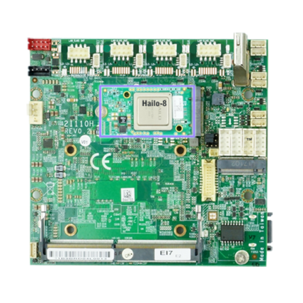 Lex System 2I110H + Hailo-8™ AI - kompaktiškas vienos plokštės kompiuteris (Single Board Computer), Intel Tiger Lake-Up3 + Hailo-8 1