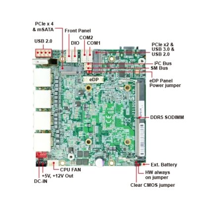 Lex System 2I130DW - kompaktiškas vienos plokštės kompiuteris (Single Board Computer), Intel 13Th / 12Th Gen 3 Lex System 2I130DW - kompaktiškas vienos plokštės kompiuteris (Single Board Computer), Intel 13Th / 12Th Gen 3