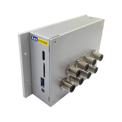 Lex System ARK-I 2I385PW + DM002 - DIN bėgelyje montuojama įterptinė (DIN-Rail Mountable Embedded) sistema, Intel Baytrail