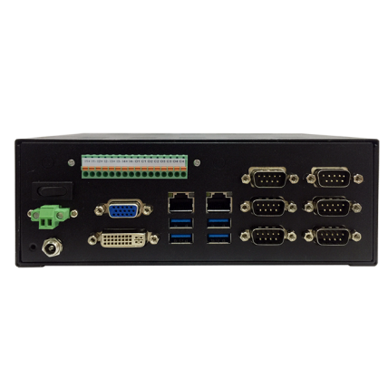 Lex System BLOK 3I385AW - kompaktiškas nevintiliuojamas įterptinis (Fanless Embedded) Box PC, Intel Baytrail