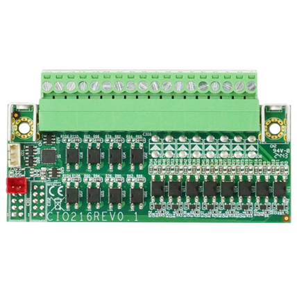 Lex System CIO216 - skaitmeninių I/O plėtimo plokštė Lex System įterptinėms (Embedded) platformoms, I/O galimybėms praplėsti pramoninėje Lex System CIO216 - skaitmeninių I/O plėtimo plokštė Lex System įterptinėms (Embedded) platformoms, I/O galimybėms praplėsti pramoninėje