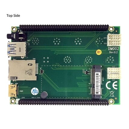 Lex System DM002 - Com nešančioji / vertinimo plokštė (Carrier / Evaluation Board) Lex System įterptinėms (Embedded) platformoms, I/O galimybėms praplėsti pramoninėje 1