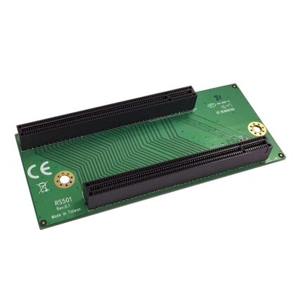 Lex System RS501 - Riser Card / Backplane plokštė Lex System įterptinėms (Embedded) platformoms, I/O galimybėms praplėsti pramoninėje 1