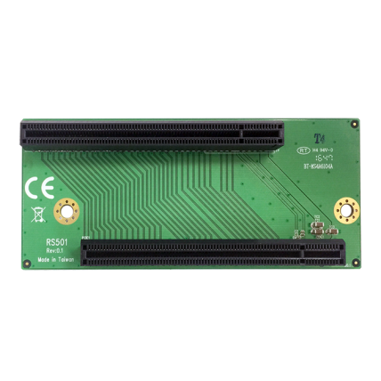 Lex System RS501 - Riser Card / Backplane plokštė Lex System įterptinėms (Embedded) platformoms, I/O galimybėms praplėsti pramoninėje