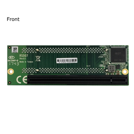 Lex System RS507 - Riser Card / Backplane plokštė Lex System įterptinėms (Embedded) platformoms, I/O galimybėms praplėsti pramoninėje