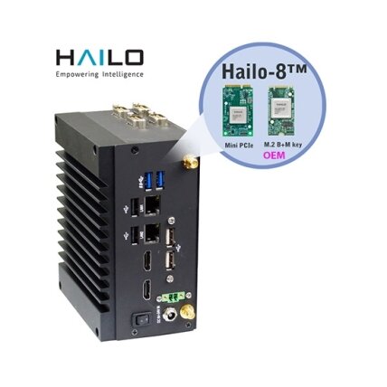Lex System SKY 2 - 2I640CW + Hailo-8™ - DI skaičiavimo sistema, Intel Elkhart Lake + Hailo-8 1