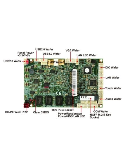 Lex System 1I386H - Compact Single Board Computer, Intel Apollo Lake 3 Lex System 1I386H - Compact Single Board Computer, Intel Apollo Lake 3