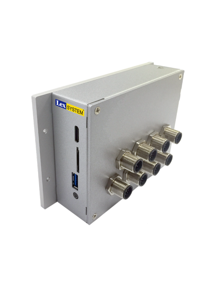 Lex System ARK-I 2I385PW + DM002 - Dinrail Mountable Embedded System, Intel Baytrail, Designed For Panel And Cabinet Integration