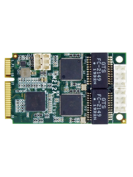 Lex System M212A-2L - Network Expansion Card For Lex System Embedded Platforms, Designed To Expand I/O Capabilities In Industrial Applications