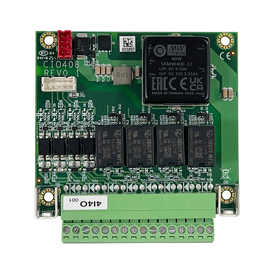 Lex System CIO408 - skaitmeninių I/O plėtimo plokštė Lex System įterptinėms (Embedded) platformoms, I/O galimybėms praplėsti pramoninėje