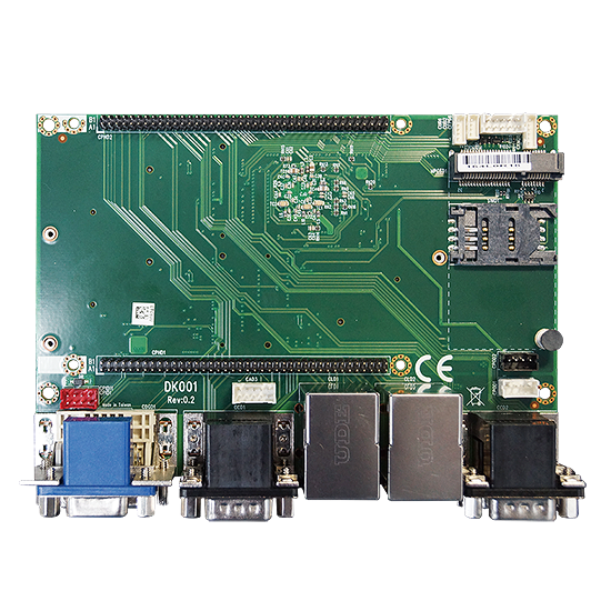 Lex System DK001 - Com nešančioji / vertinimo plokštė (Carrier / Evaluation Board) Lex System įterptinėms (Embedded) platformoms, I/O galimybėms praplėsti pramoninėje