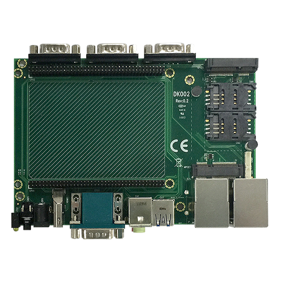 Lex System DK002 - Com nešančioji / vertinimo plokštė (Carrier / Evaluation Board) Lex System įterptinėms (Embedded) platformoms, I/O galimybėms praplėsti pramoninėje