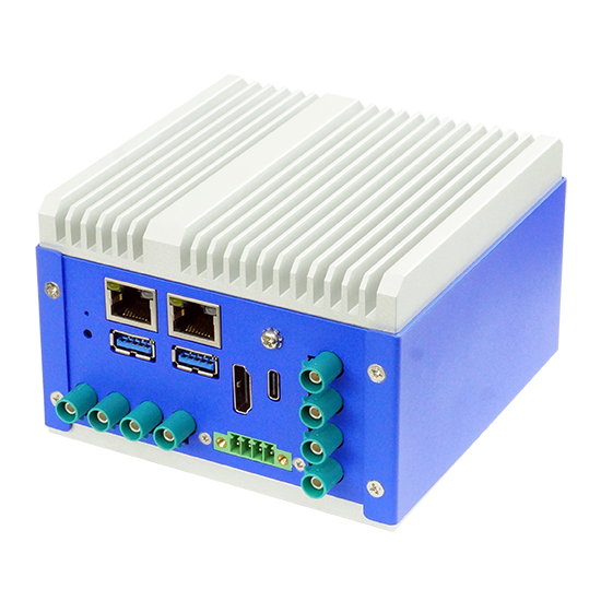Lex System FOX - 2NOR03 + 8xGMSL - kompaktiškas nevintiliuojamas įterptinis (Fanless Embedded) Box PC, Nvidia Jetson Orin Lex System FOX - 2NOR03 + 8xGMSL - kompaktiškas nevintiliuojamas įterptinis (Fanless Embedded) Box PC, Nvidia Jetson Orin