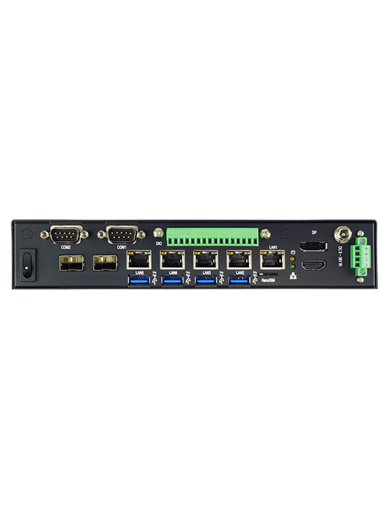 Lex System 1U 3I612DW - 1U Rackmount Industrial Computer, Intel Skylakeu / Kaby Lakeu, 5 Gbe + 2 Sfp Lan Ports And 1 X Dp 1 X Hdmi 1 X Edp Video Outputs For Server And Control Room Use.