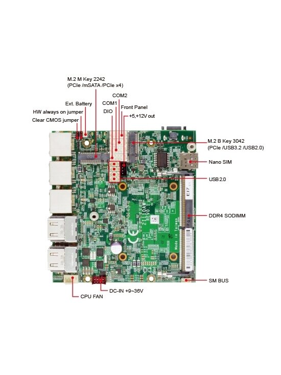 Lex System 2I110AW - Compact Single Board Computer, Intel Tiger Lakeup3 3 Lex System 2I110AW - Compact Single Board Computer, Intel Tiger Lakeup3 3