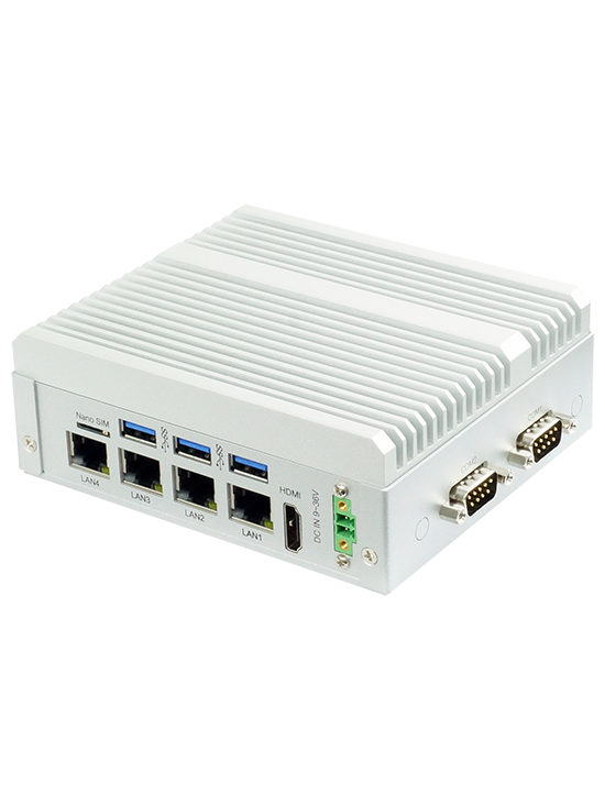 Lex System FOX - 2I130DW - Compact Fanless Embedded Box Pc, Intel 13Th/12Th Gen Lex System FOX - 2I130DW - Compact Fanless Embedded Box Pc, Intel 13Th/12Th Gen