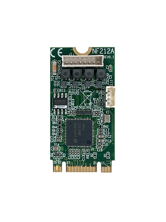 Lex System NF212A - Network Expansion Card For Lex System Embedded Platforms, Designed To Expand I/O Capabilities In Industrial Applications