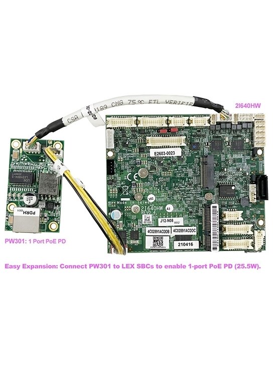 Lex System PW301 - Poe Power Module For Lex System Embedded Platforms, Designed To Expand I/O Capabilities In Industrial Applications 3