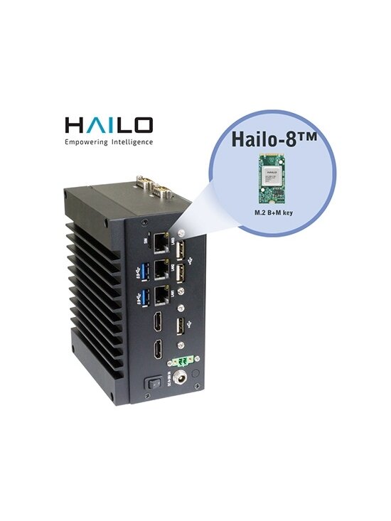 Lex System SKY 2 - 2I640DW + Hailo-8™ - Edge Ai Computing System Featuring Intel Elkhart Lake + Hailo8 1