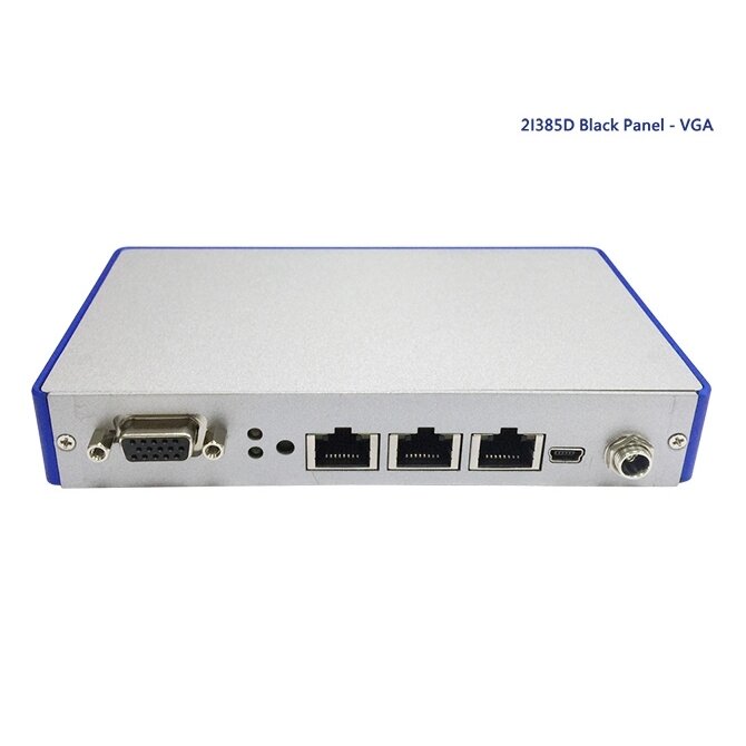 Lex System BLADE 2I385D - kompaktiškas nevintiliuojamas įterptinis (Fanless Embedded) Box PC, Intel Baytrail 1