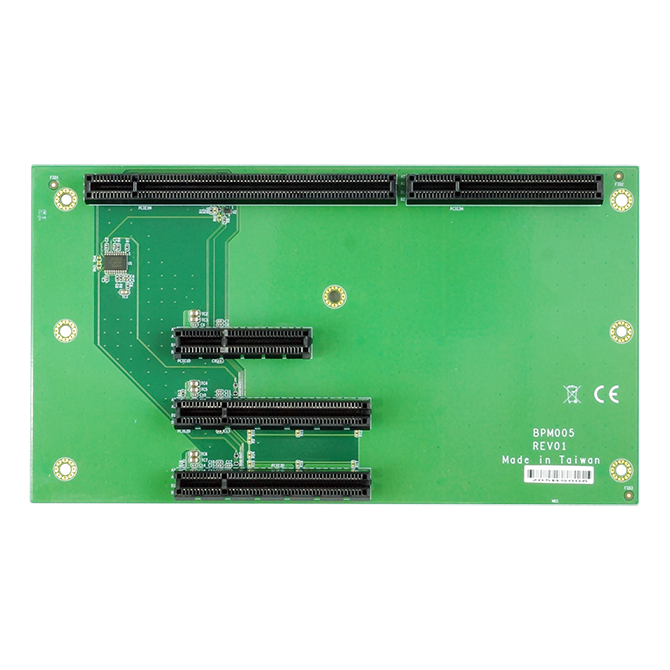 Lex System BPM005 - Riser Card / Backplane plokštė Lex System įterptinėms (Embedded) platformoms, I/O galimybėms praplėsti pramoninėje