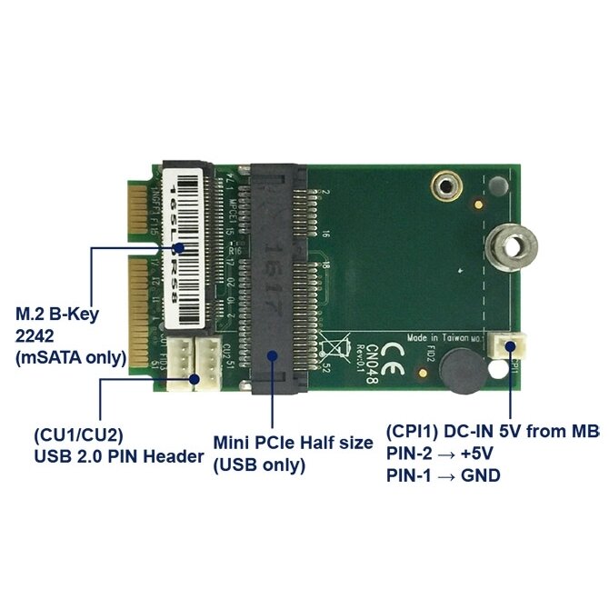 Lex System CN048 - signalų konverterio plokštė Lex System įterptinėms (Embedded) platformoms, I/O galimybėms praplėsti pramoninėje 1
